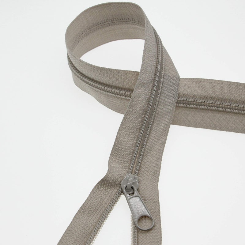 Leekayer #3 Gray Nylon Coil Zippers by The Yards Bulk 10 Yards with 25pcs Sliders for DIY Tailor Sewing Craft,Bag,Luggage,Dress,Sofa Cushion,Pillow(Grey) - Image 4